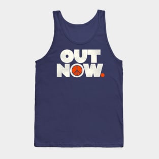 Out Now Anti-Vietnam War Protest Tank Top